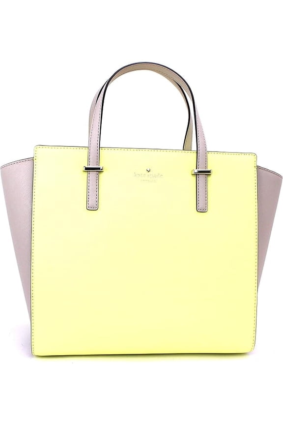 Kate spade cedar street Hayden Large Saffiano Leather tote, lemonade