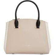 kate spade new york Sydney Double Zip Crossgrain Leather Satchel, Tusk Multi