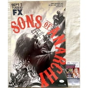 Katey Sagal and Kurt Sutter autographed Sons of Anarchy 2010 Comic-Con poster JSA