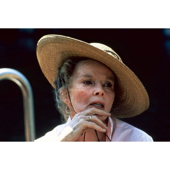 Katharine Hepburn in Rooster Cogburn on film set 24x36 Poster