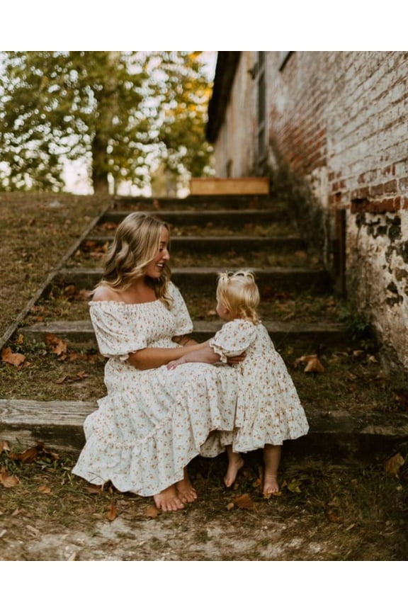 Katherine Dress - Yellow Floral