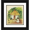 thumbnail image 1 of Katherine Sanderson 15x17 Black Ornate Wood Framed Double Matted Museum Art Print Titled - River Scene (1935-1943), 1 of 5