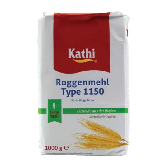 Kathi Roggenmehl Type 1150 - Dark Rye Flour for Healthy Breads - 1kg