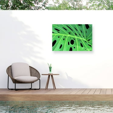 Kathie McCurdy 'Tropical Leaf' Outdoor Canvas
