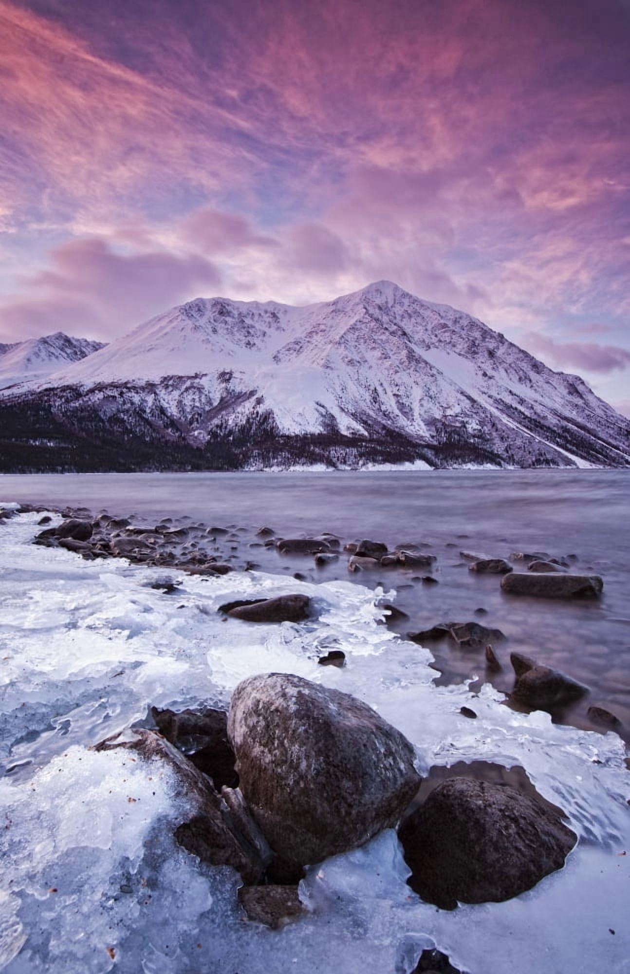 Kathleen Lake At Sunrise Kluane National Park Yukon Canvas Art - Robert Postma Design Pics (11 x 17)