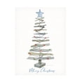 thumbnail image 1 of Kathleen Parr McKenna 'Coastal Holiday Tree III Red Merry Christmas' Canvas Art, 1 of 4