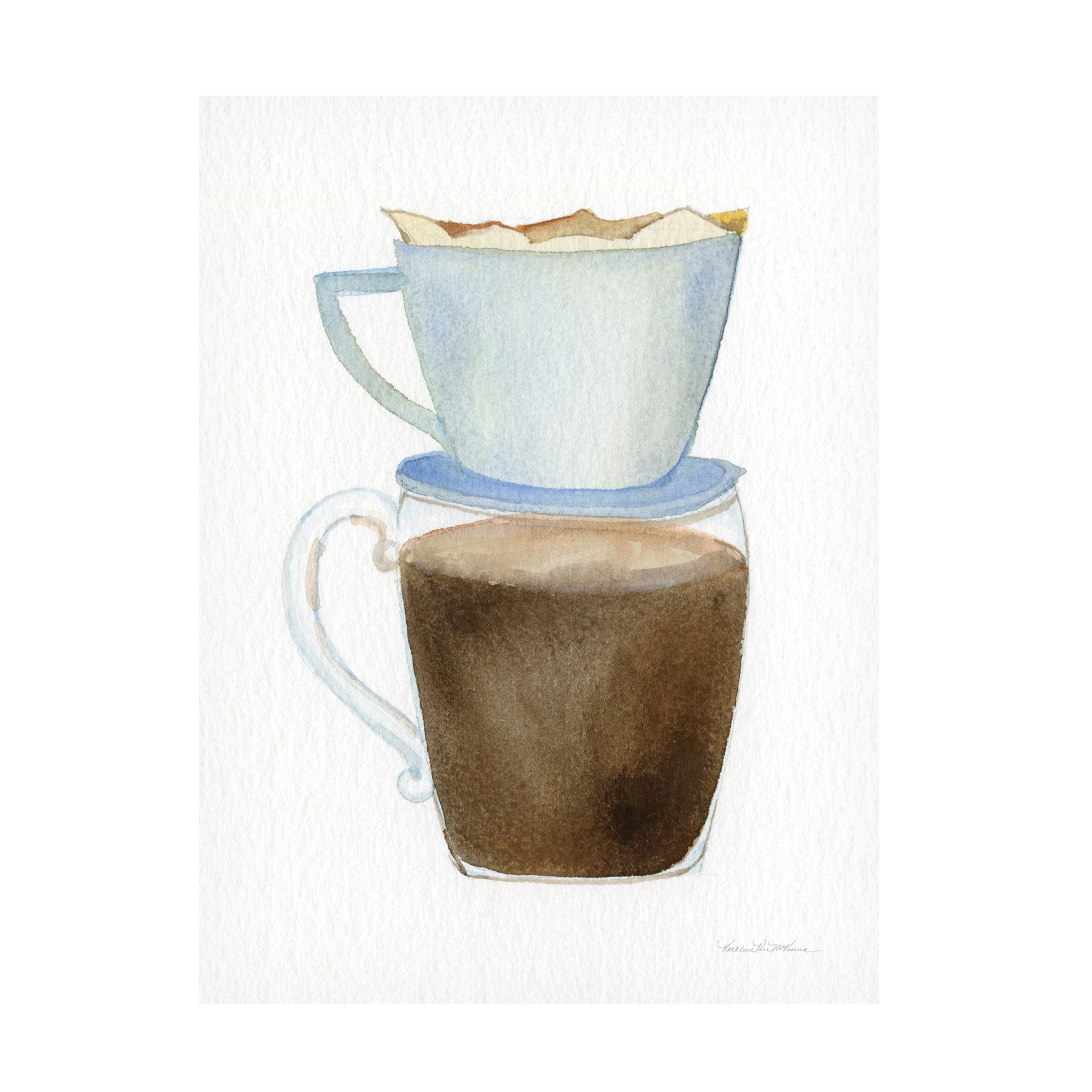 Kathleen Parr McKenna 'Coffee Break Element III' Canvas Art - Walmart.com