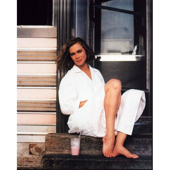 Kathleen Turner Sitting On Steps Photo Print (16 x 20) - Item # MVM70926