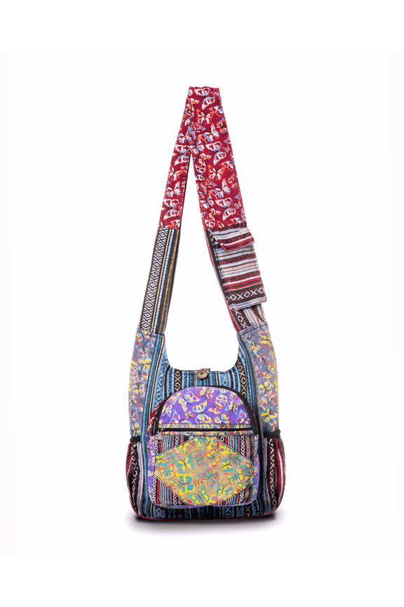 Butterfly Design Hobo Bag