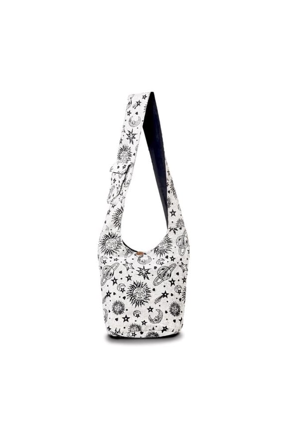 KTHM-KC-477-HB Celestial Print Hobo Bag - Multi Color