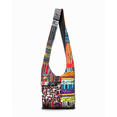 thumbnail image 1 of Kathmandu Collection Tribal Stripe Patchwork Hobo Bag, 1 of 7