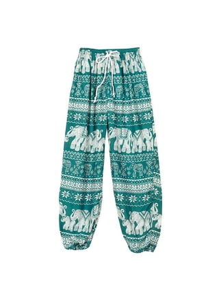 Personalised Elephant Print Long Pyjama Bottoms, Look & Cover