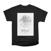 Kathmandu Nepal Black Water City Map T-Shirt Tee Gift For Him Merch For Her Apparel For Fr