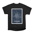 thumbnail image 1 of Kathmandu Nepal Blue Dark City Map T-Shirt Tee Gift For Him Merch For Her Apparel For Frie, 1 of 2