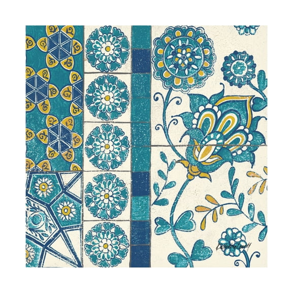Kathrine Lovell 'Turkish Tiles Exotic II' Canvas Art
