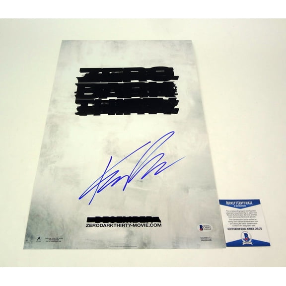 Kathryn Bigelow Signed Autograph Zero Dark Thirty Movie Poster Beckett BAS COA B