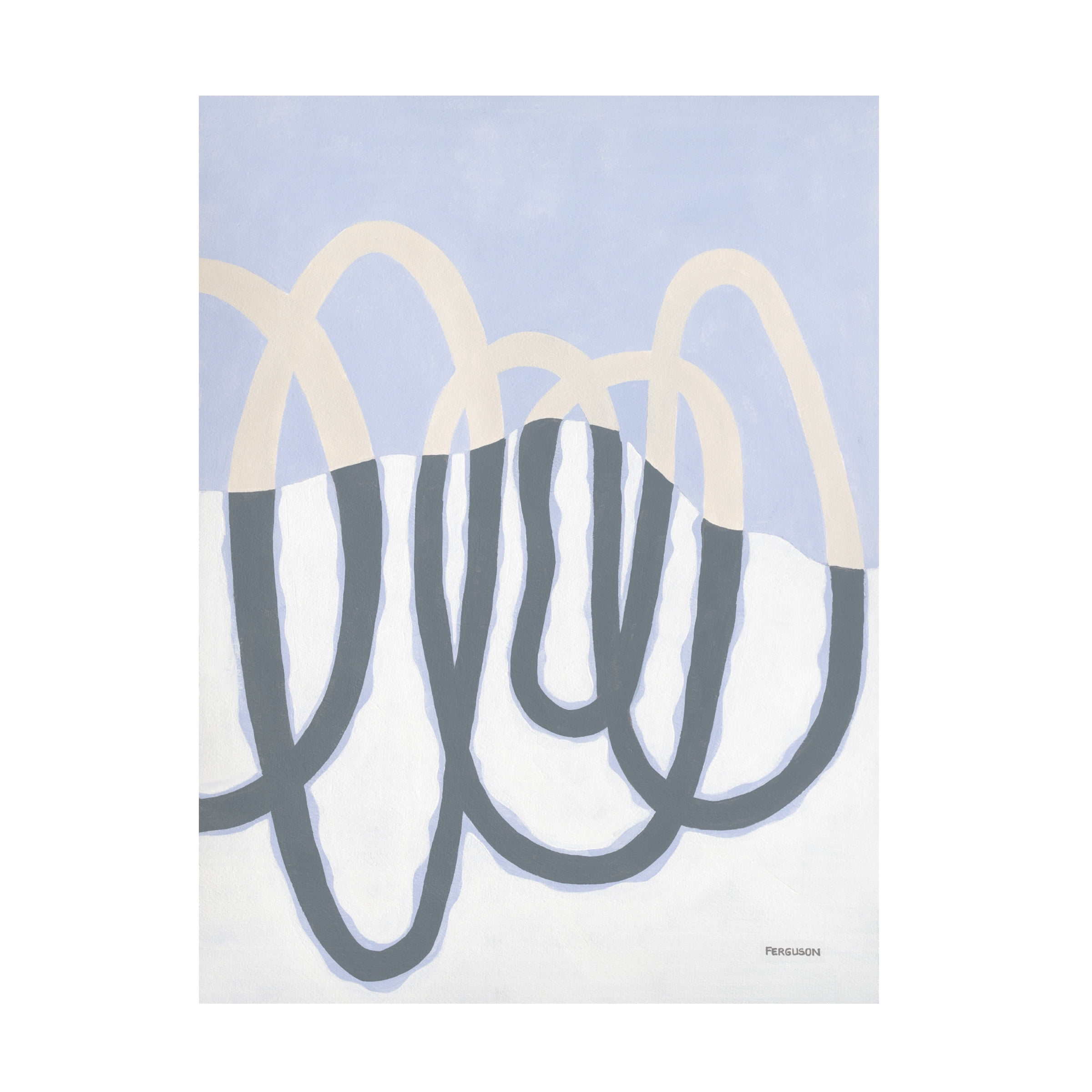 Kathy Ferguson 'Loops II' Canvas Art
