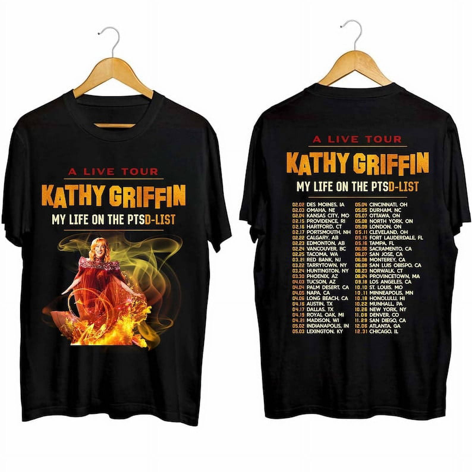Kathy Griffin My Life on the PTSD List 2025 Tour Shirt, Kathy Griffin