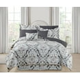 thumbnail image 1 of Kathy Ireland 10 Piece Bed in a Bag Set - 6 Designs - Nora - Queen, 1 of 1