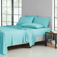 thumbnail image 1 of Kathy Ireland 2000 Thread Count Cotton 6 Pc Sheet Set - 5 Colors - Aqua - King, 1 of 2