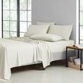 thumbnail image 1 of Kathy Ireland 2000 Thread Count Cotton 6 Pc Sheet Set - 5 Colors - Ivory - Queen, 1 of 2