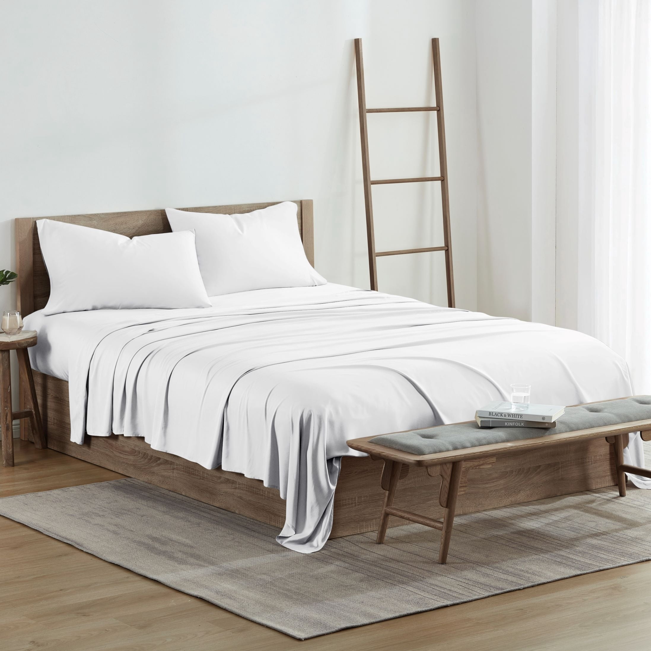 Kathy Ireland 300 Thread Count 100% Bamboo Sheet Set