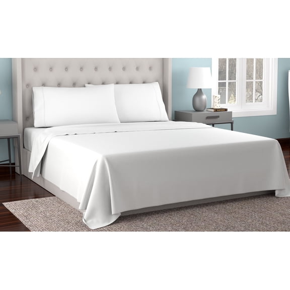 Kathy Ireland 300 Thread Count Organic Cotton Percale Sheet Set