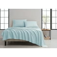 thumbnail image 1 of Kathy Ireland 4 Piece Brushed Microfiber Sheet Set - 6 Colors - Light Blue - King, 1 of 2