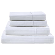Kathy Ireland 500 Thread Count Damask Stripe Sheet Set with Optifit