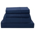 thumbnail image 1 of Kathy Ireland 500 Thread Count Damask Stripe Sheet Set with Optifit, 1 of 1