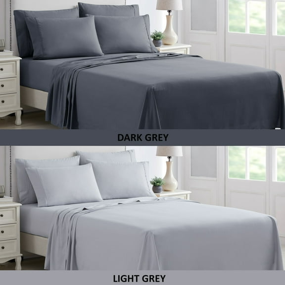 Kathy Ireland 6 Piece Brushed Microfiber Sheet Set
