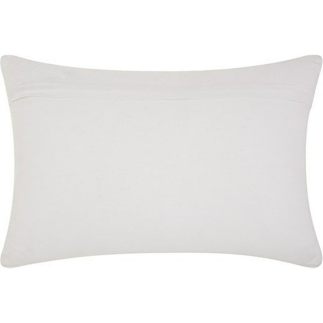 Kathy Ireland Beaded "Love" White Throw Pillow