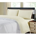 thumbnail image 1 of Kathy Ireland Chevron Embossed Microfiber 4 Piece Sheet Set - 6 Colors - Ivory - Queen, 1 of 3