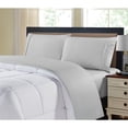 thumbnail image 1 of Kathy Ireland Chevron Embossed Microfiber 4 Piece Sheet Set, 1 of 3