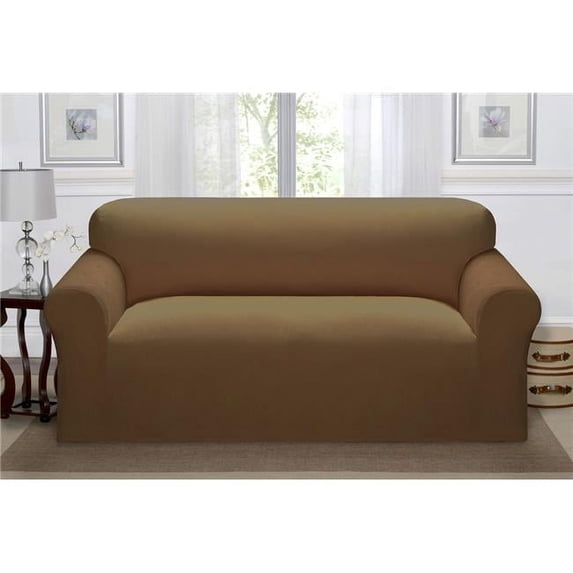 Kathy Ireland Day Break Sofa Slipcover, Chestnut