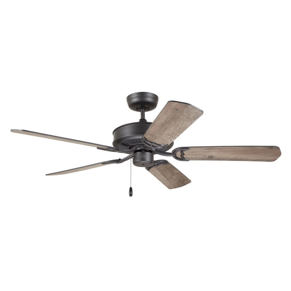 Kathy Ireland Home By Luminance Brands Designer 52 Designer Ceiling Fan - Graphite / Aged