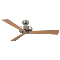 Kathy Ireland Home By Luminance Brands Keane 52 52" Keane Ceiling Fan - Brushed Steel /