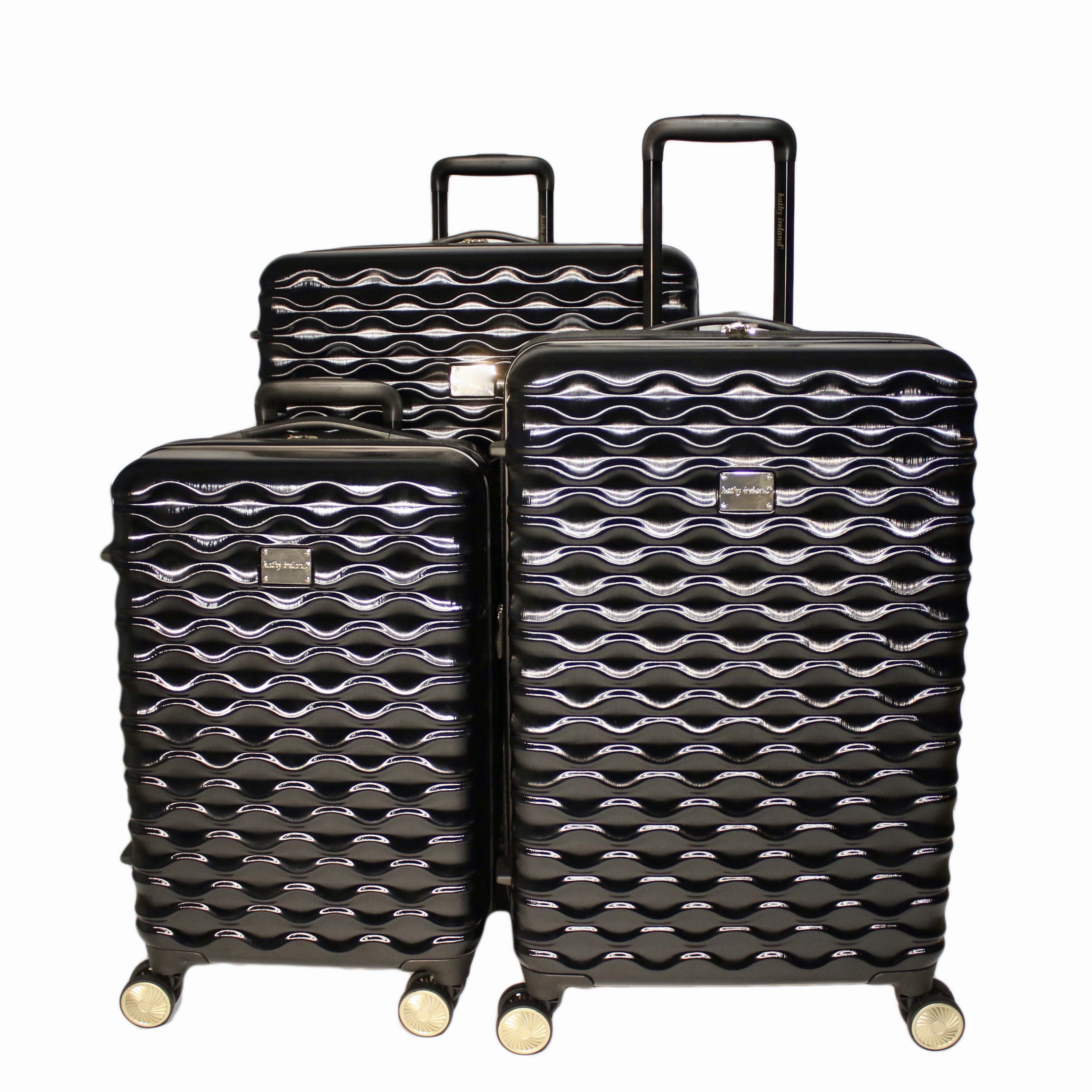 Kathy Ireland Maisy 3-Piece Hardside Luggage Set with TSA Lock and