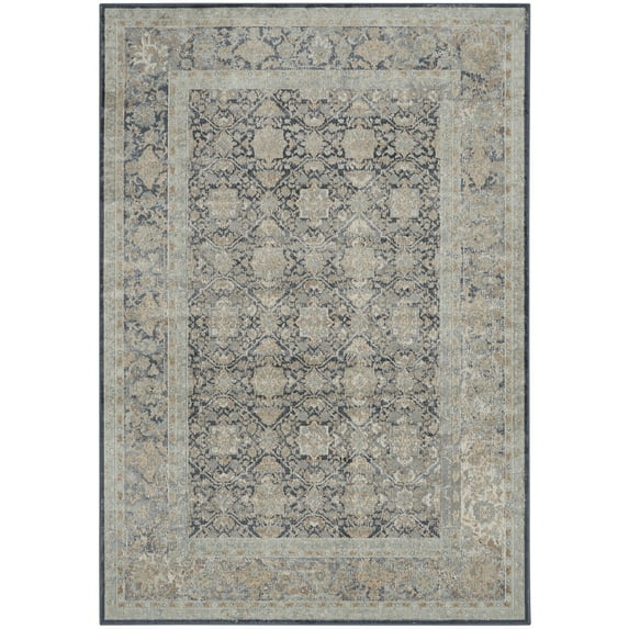 Kathy Ireland Malta Navy Area Rug by Nourison _99446375957