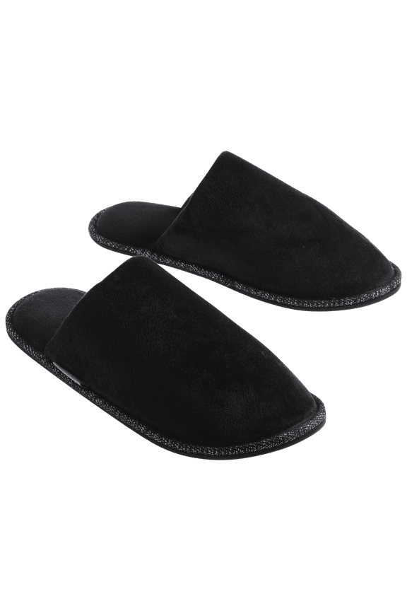 Marigold Scuff Slippers (Black, Small)