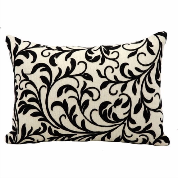 Kathy Ireland Pillow Black Branches Pillow