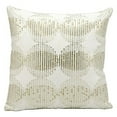 thumbnail image 1 of Kathy Ireland Pillow White Silver Globes Pillow, 1 of 2
