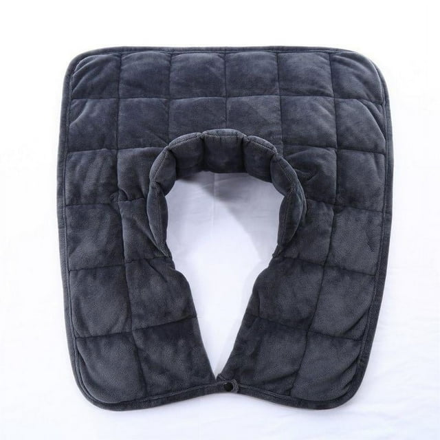 Kathy Ireland Weighted Neck and Shoulder Wrap Charcoal Grey