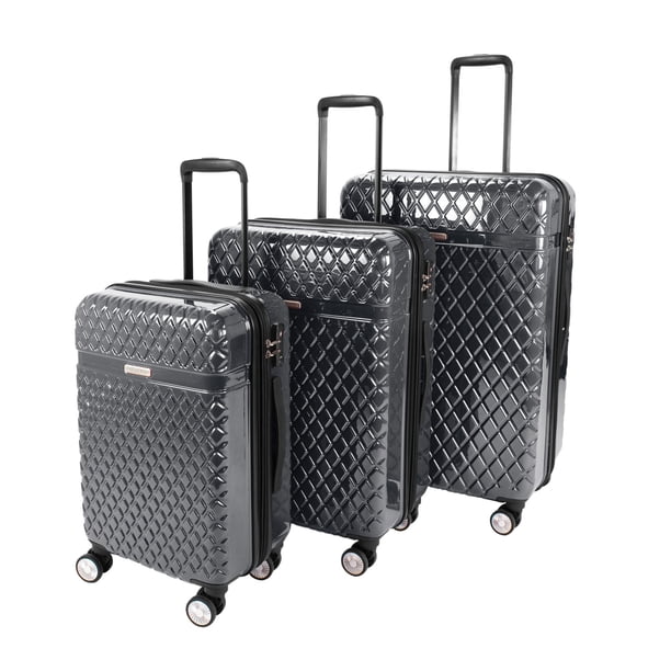 Kathy Ireland Yasmine 3-Piece Hardside Luggage Set - Walmart