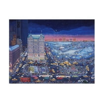 Trademark Fine Art Kathy Jakobsen Central Park Holiday Canvas Wall Art - 14x19