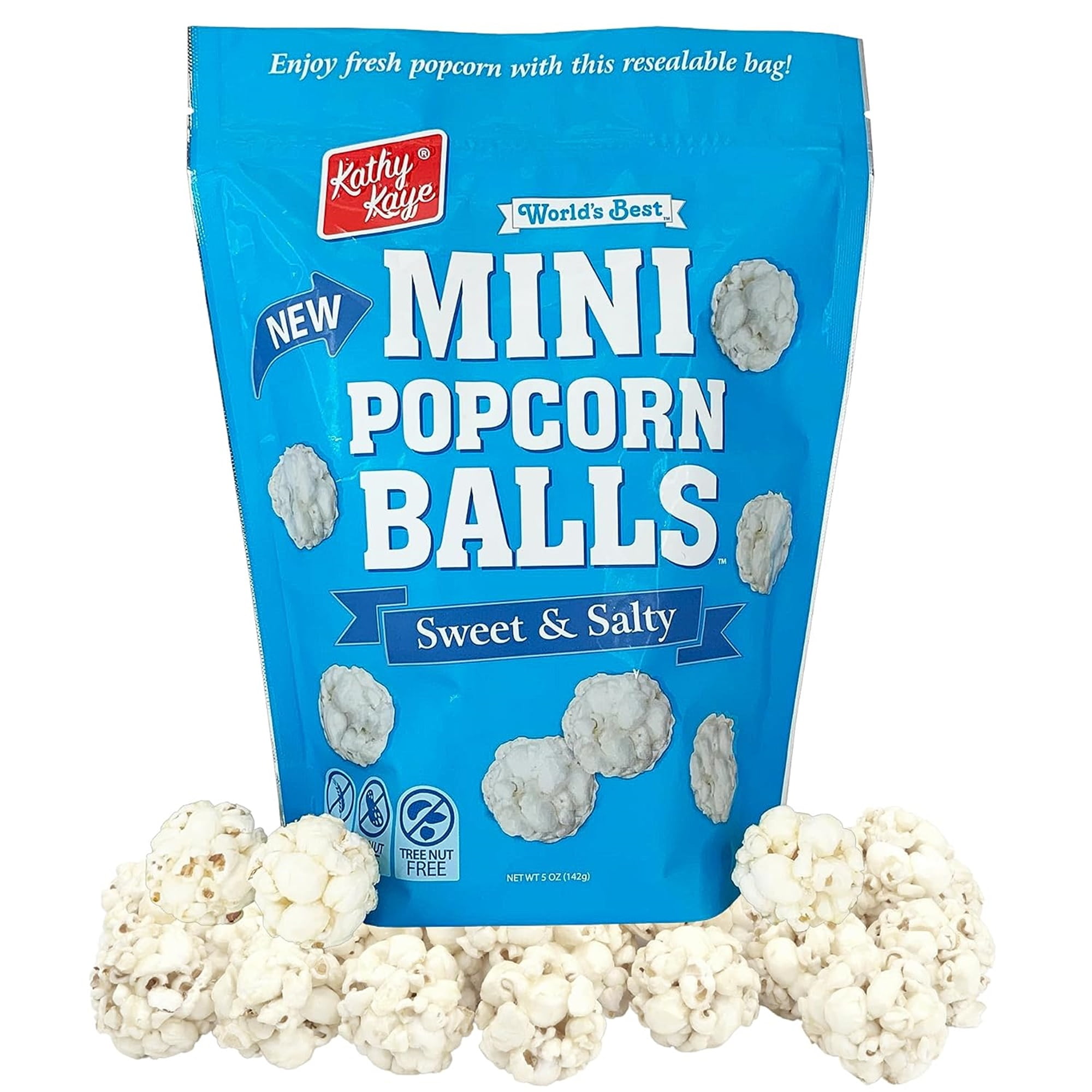 Kathy Kaye Mini Popcorn Balls Sweet and Salty