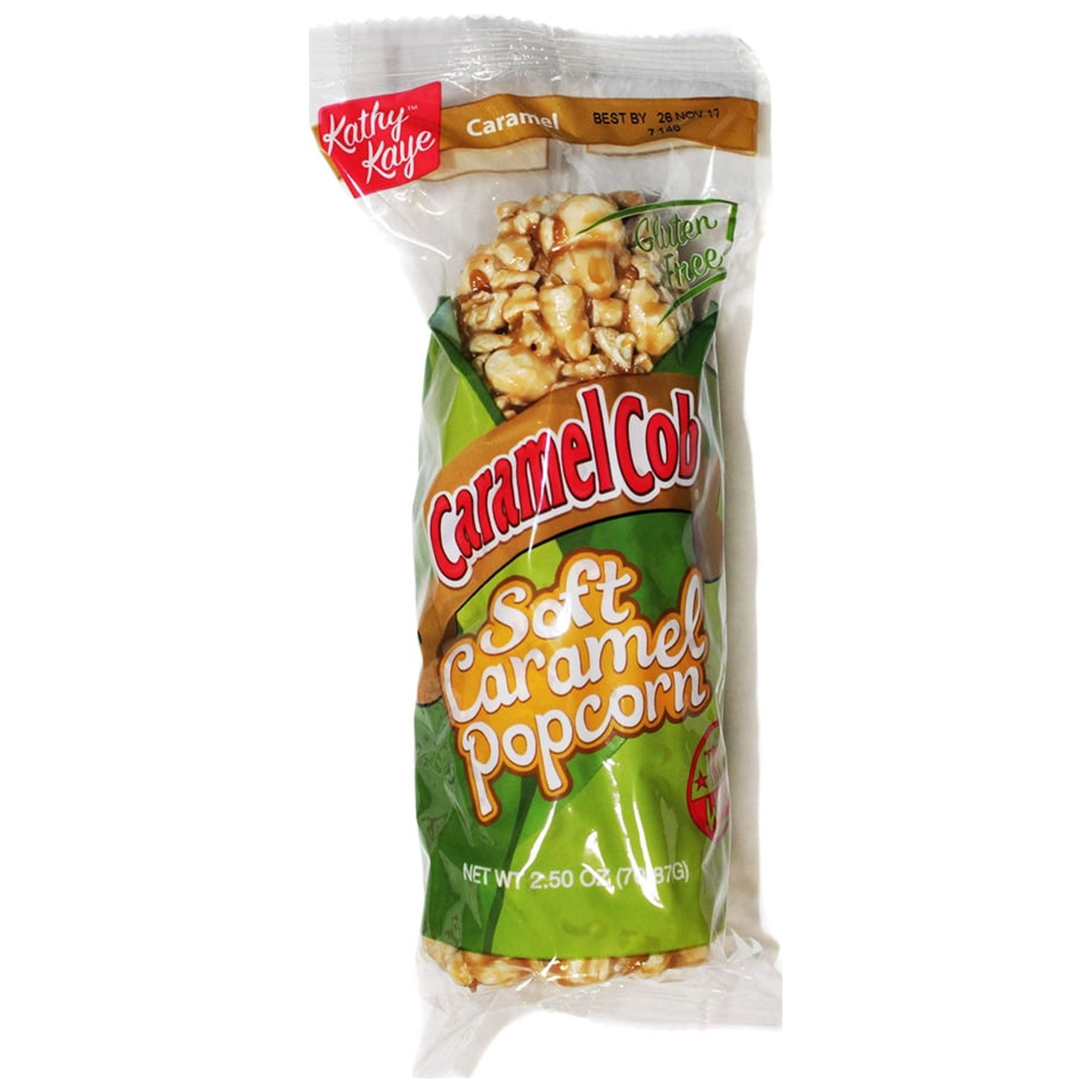 Kathy Kaye Soft Caramel Popcorn Cob (Pack of 6)