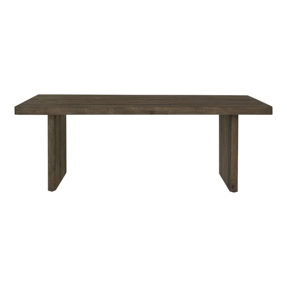 Moe's Home Collection Monterey Rectangular Solid Wood Dining Table in Aged Brown