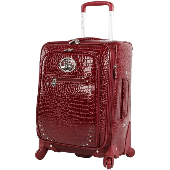 Kathy Van Zeeland 20โ Women's Expandable Luggage, Burgundy