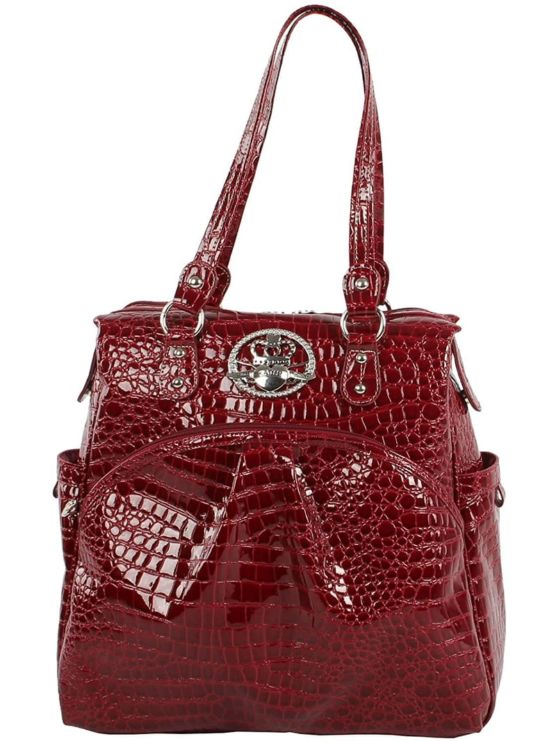 Kathy Van Zeeland Large Carrying Tote, Croco PVC 16